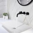 thumbnail image 2 of Robinet de Salle de Bain Mural Noir Mat, 2 of 5