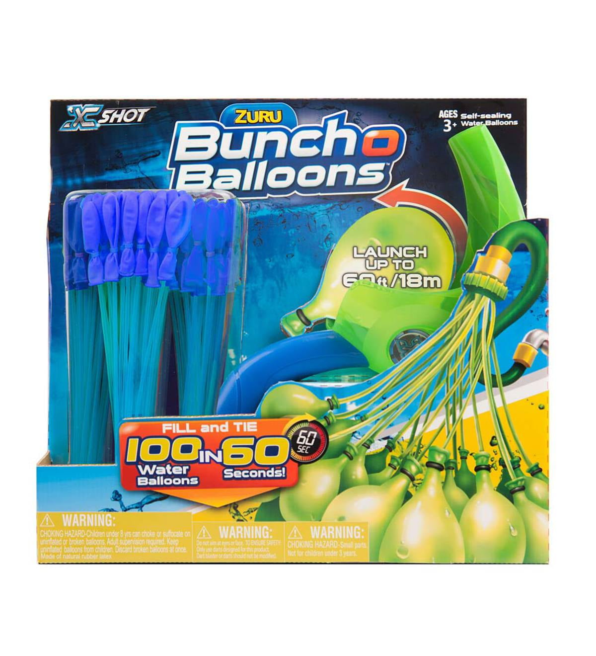 ZURU Bunch O Balloons Launcher with 100 Rapid-Filling Self ...