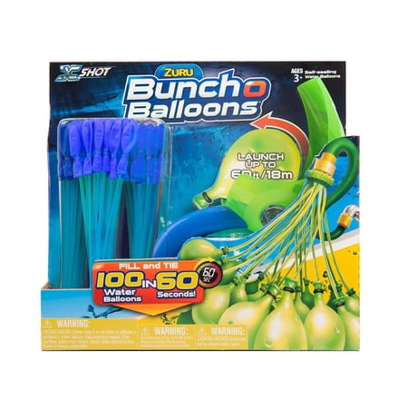 ZURU Bunch O Balloons Launcher with 100 Rapid-Filling Self-Sealing Water Balloons