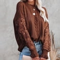thumbnail image 1 of Blusa de Suéter NikouMX Suéter de Ganchillo para mujer Verano con Cuello Redondo, 1 of 5