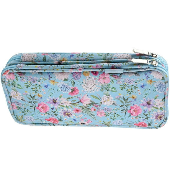 Multifunctional Knitting Tool Organizers Oxfords Materials Zippered Compartments for Needle Yarns and Crafting Supplies