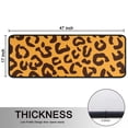 thumbnail image 5 of Kitchen Rugs Sets Of 2,Yellow and Black Of Leopard Print Anti Fatigue Kitchen Mat Rugs Non Slip Washable,Decorative Kitchen Floor Mats for Kitchen,Sink,Laundry,17"x47"+17"x47", 5 of 5