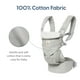 thumbnail image 5 of Ergobaby Omni 360 Portabebés para todas las posiciones para recién nacidos y niños pequeños con soporte lumbar (7-45 libras), gris perla, talla única (paquete de 1), 5 of 5