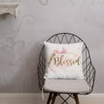 thumbnail image 3 of Blessed Premium Throw Pillow, 3 of 4