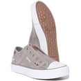 thumbnail image 5 of Mustang 1272-401 Women's Canvas Slip On Casual Sneakers In Grey Size 5.5, 5 of 6