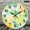 12x12in, variant on Patifu Wall Clock Battery Operated, Citrus Ice Wash Print, Battery Operated (AA Not Included), Lobby Corridor Dining Room Bedroom Office Classroom
