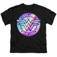 thumbnail image 2 of Dc Wonder Woman Unicorn Galaxy Wonder Kids T Shirt (Small) for Youth Toddler Boys and Girls, Black, 2 of 5