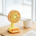 thumbnail image 5 of Small Desk Fan Usb Rechargeable, Quiet Portable Desktop Fan for Office, 3 Speeds, 5 of 6