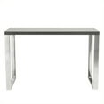 thumbnail image 2 of Eurostyle Dillon Desk in Gray Lacquer / Polished Stainless Steel, 2 of 3