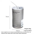 thumbnail image 2 of Coffee Cup Thermoses Stainless Steel Water Bottle with Straw Cup, B, 2 of 5