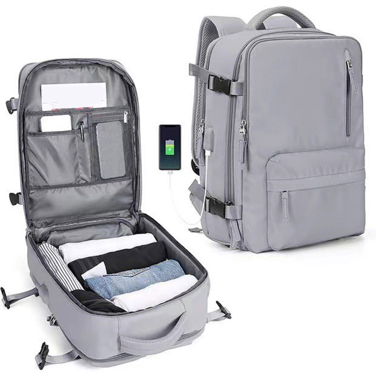 Tkrady Women Travel Shoulder Bag, Large Capacity Lightweight Separated Shoe Compartment Multifunctional Luggage Backpack Short Trip Poor Travel Bag