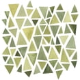 thumbnail image 2 of Scarvey, Emma 15x15 White Modern Wood Framed Museum Art Print Titled - Celadon Geometry II, 2 of 4