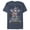 Navy Blue Heather, variant on Men's National Lampoon's Christmas Vacation Electrified Poster Graphic Tee Black 2X Large