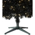 thumbnail image 5 of Treetopia Tuxedo Black Artificial Christmas Tree 6ft LED Clear, 5 of 5
