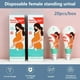 thumbnail image 5 of 20/50 unidades de dispositivos desechables para orinar para mujeres: embudo de papel portátil, vaso para orinar de pie para acampadas, senderismo y mujeres embarazadas, 5 of 8