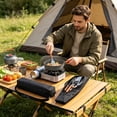 thumbnail image 6 of Grill Tool Storage Bag,Waterproof Tear-Resistants Storage Bag for Camping Hiking BBQ Party 15x3.2x3.2 Inch, 6 of 7