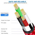 thumbnail image 4 of Cable USB SCOVEE Mini-B de 5 pines, nailon trenzado, 1,8 m, negro, 4 of 7