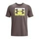 thumbnail image 4 of Camiseta de Manga Corta Under Armour para Hombre en Ash Taupe Talla XS, 4 of 5
