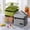 Green+Bag, variant on 48 Cube Double-Deck Portable Ice Maker with Insulated Bag & Easy Press Lid,Silicone Trays,Counte,Produces 48 Ice Cubes,Stores Over 150 Cubes for DIY Whiskey,Outdoors,Parties