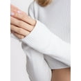 thumbnail image 6 of Round Neck Ribbed Cropped Sweater, 6 of 6