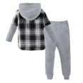 thumbnail image 4 of Boys Flannel Shirts Size 14-16 Fall Outfits Size 3 Boys Clothes 2Pcs Baby Boys Hoodie Tops Pants Set Sweatsuit Fall Winter Outfits Toddler Boy Clothes 3T, 4 of 6