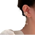 thumbnail image 1 of Arete Ear Cuff Elegante De Aleación Y Perlas Sintéticas, 1 of 4
