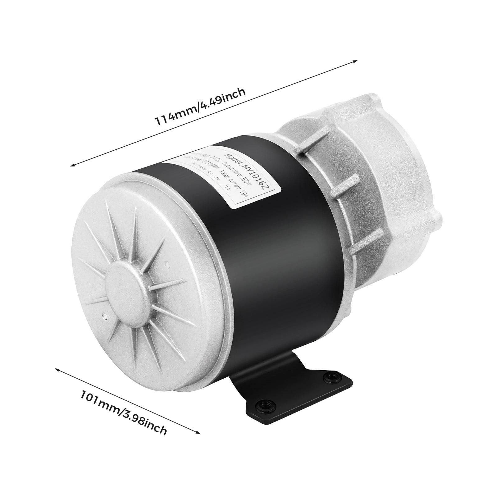 350W 24 V DC electric motor for bicycle bike scooter gear reduction 300 Rpm for Small Electric Vehicles, Mopeds, Mini Bikes