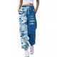 thumbnail image 5 of Pantalones de moda casual de doble combinación, pantalones de corsé, pantalones con estampado de gato en 3D de cuerpo completo, 5 of 5