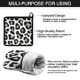 thumbnail image 7 of Leopard Print Pattern Kitchen Oven Mitt and Pot Holder Sets 4 Pcs for Baking, Cooking and Grilling, Heat Resistant Up To 392 °F, 7 of 7