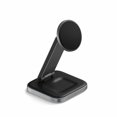 thumbnail image 2 of Satechi 2-In-1 Foldable Qi2 Wireless Charging Stand Space Grey Wireless Charging, 2 of 5