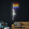 thumbnail image 2 of Handmadetneonsign Pride LGBT Flag Neon Sign, LGBT Flag Neon Led Wall Art Decor, LGBT Wall Decor, 2 of 4