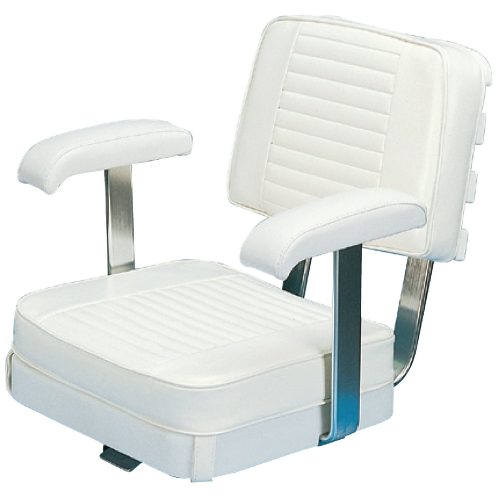 Todd 941500D White Gloucester Deluxe Ladder Back Captain's Seat