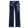 thumbnail image 1 of Pantalones de chándal deportivos Aeropostale bordados para mujer azul extragrande, 1 of 2