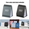 thumbnail image 2 of CAROOTU 2021 Mini Rouleau Bureau Calendrier Portable Calendrier Ornement de Bureau Simple pour, 2 of 7
