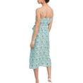 thumbnail image 2 of Roberta Roller Rabbit Women's Tishka Hetti Wrap Dress Small Aqua, 2 of 3