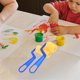 thumbnail image 3 of 2 pinceles de pintura, rodillos de esponja, mini pinceles para niños, herramientas de pintura para niños, rodillos de esponja para dibujar, pinceles de esponja con mango., 3 of 7