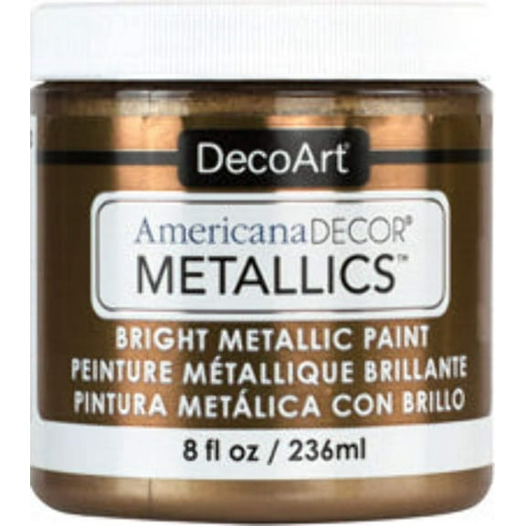 DecoArt Americana Decor 8oz Metallics Paint for Furniture & Home Décor
