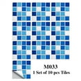 thumbnail image 1 of Cqxid Wall stickers Under $5 1Set 10pc Self Adhesive Tile 3D Sticker Kitchen Bathroom Wall Sticker Decoration, 1 of 5