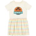 thumbnail image 3 of Inktastic Savannah Georgia Sunset Girls Toddler Dress, 3 of 5