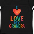 thumbnail image 4 of Inktastic I Love My Grandpa Colorful Heart Boys or Girls Toddler T-Shirt, 4 of 5