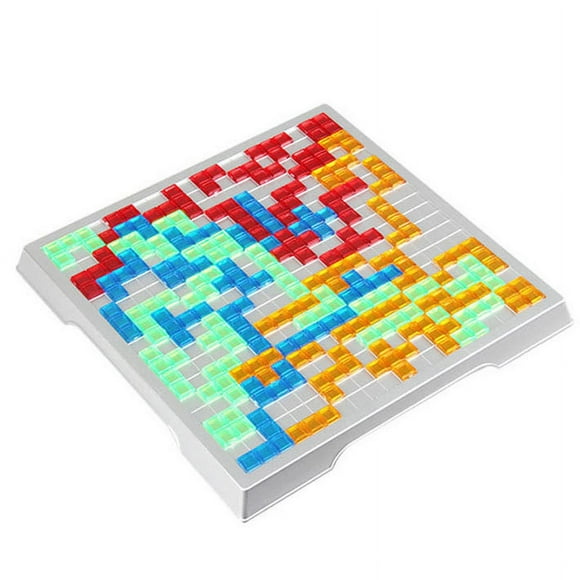 Tetris Gladiator Chess Board Game Educational Toy Square Game Children's Easy-to-Play Series Indoor Game Party Gift Children's First Grade 4 People