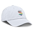 thumbnail image 3 of Men's Fanatics White Seattle Kraken PRIDE Adjustable Hat, 3 of 4