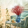thumbnail image 5 of Siloon 10 Pack Artificial Glitter Berry Stem Ornaments 19.7 Inches Fake Christmas Picks Decorative Glitter Sticks for Christmas Tree DIY Wreath Crafts Gift Fireplace Holiday Home Decor (Red), 5 of 7