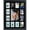 Black/Black, variant on Graduation School Years K-12 Day Collage Wood with Double Mat Photo Frame White/White