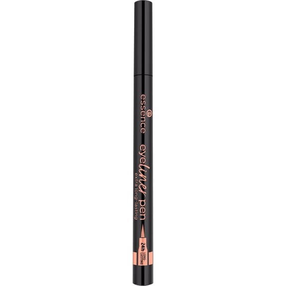 essence Eyeliner Pen Liquid Felt-Tip, Extra Long-Lasting, 010 Blackest Black