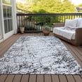 thumbnail image 6 of Addison Rugs Chantille Indoor/Outdoor Transitional Organic Black Washable Rectangle Rug, 9' x 12', 6 of 6