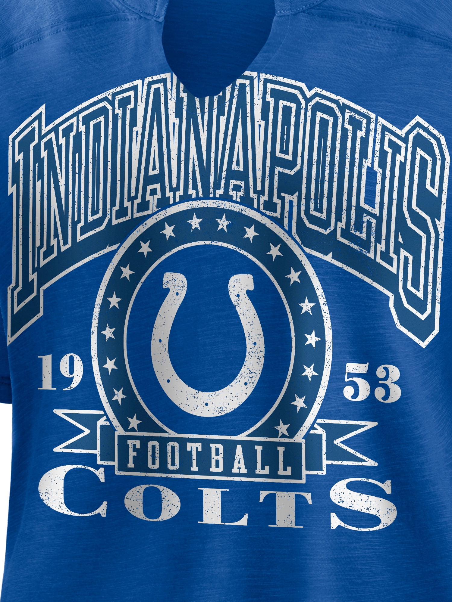 NFL Indianapolis Colts Women's Cotton Blue Short Sleeve T-Shirt