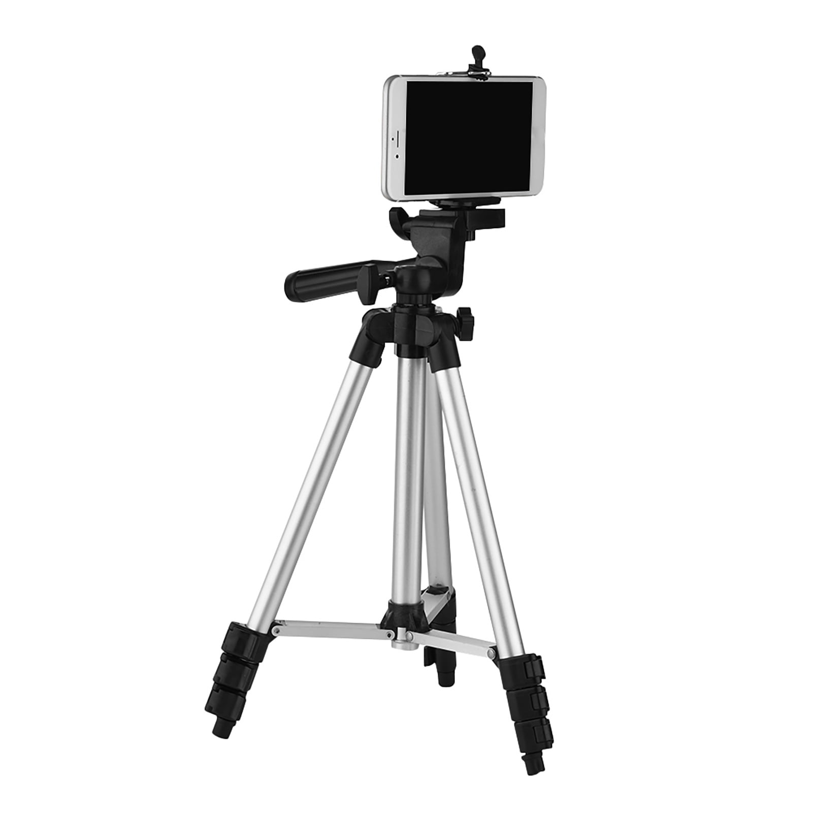 NFTIGB Universal Stand Tripod Mount Holder For Smart Phone Cell Phone Camera With Black Bag US, Aluminium Alloy Lightweight Portable Tripod, Max Height 40.75 inches / 103.5 cm