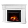thumbnail image 1 of Real Flame Whittier 58" Wood Grand Electric Fireplace in Rustic White, 1 of 15