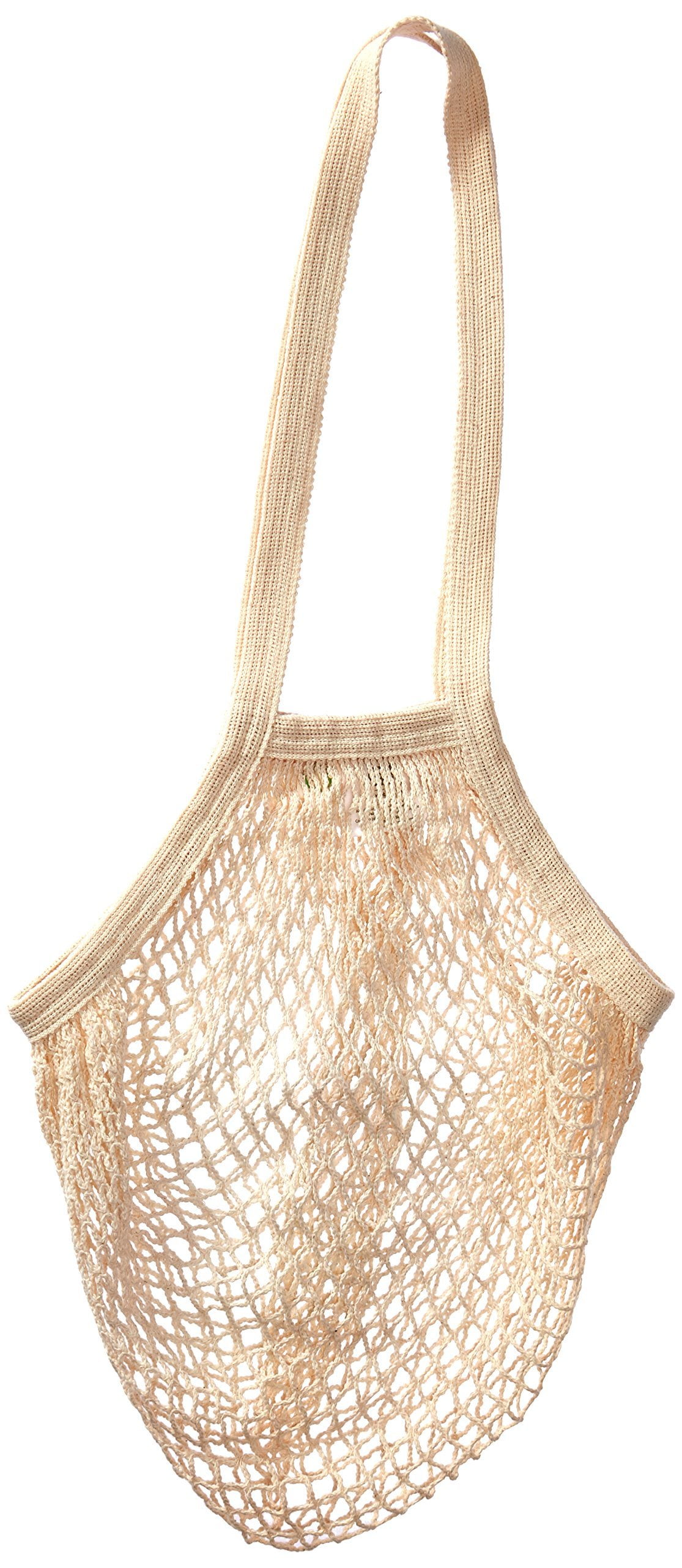 ECOBAGS® Organic String Bag Natural Color Tote Handle 